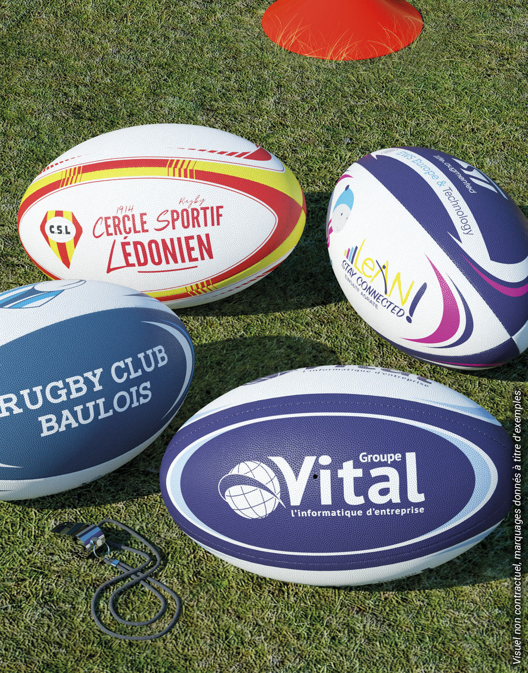 WR070 / BALLON RUGBY RUBBER TRAINING